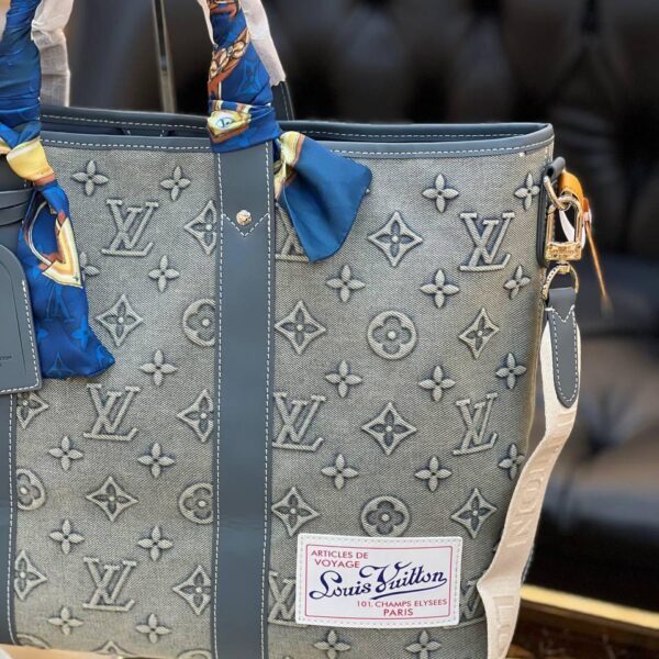 Louis Vuitton OnTheGo Monogram Washed Denim