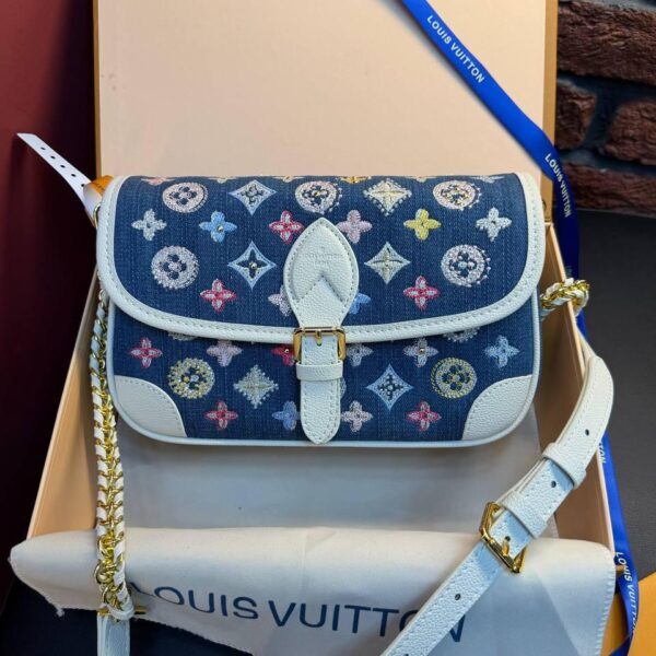 Louis Vuitton Diane Handbag "Blue"