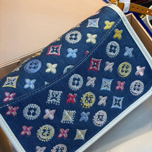 Louis Vuitton Diane Handbag "Blue"