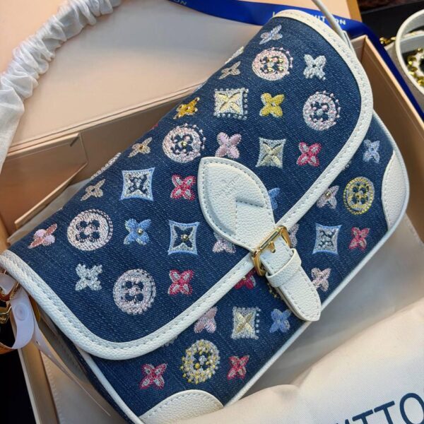 Louis Vuitton Diane Handbag "Blue"