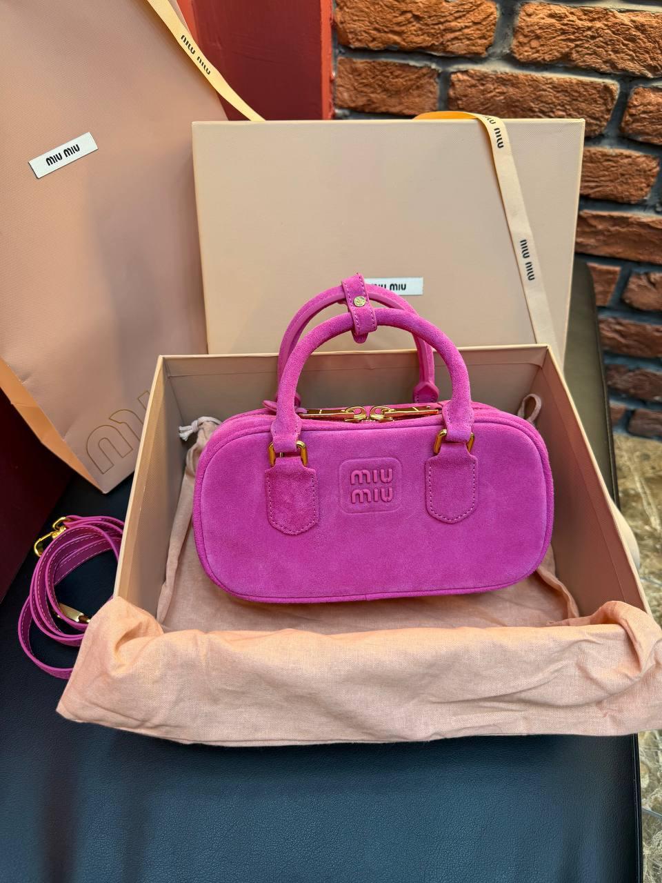 Miu Miu Arcadie Tote Bag Small "Pink"