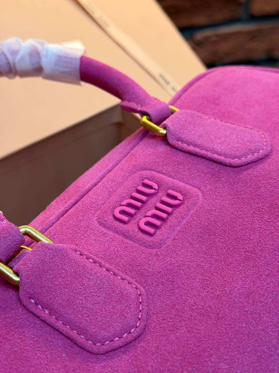 Miu Miu Arcadie Tote Bag Small "Pink" - Slika 19
