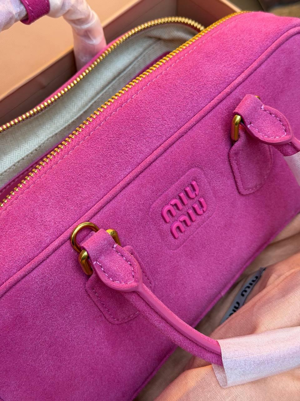 Miu Miu Arcadie Tote Bag Small "Pink" - Slika 22