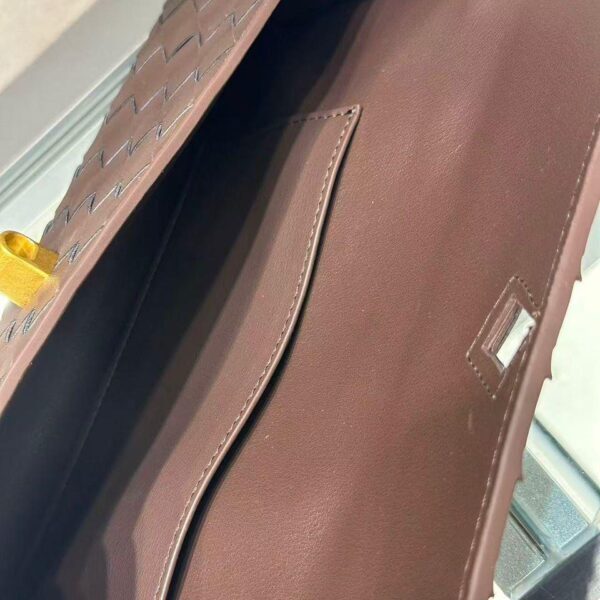 Bottega Veneta Andiamo Clutch "Dark Brown"