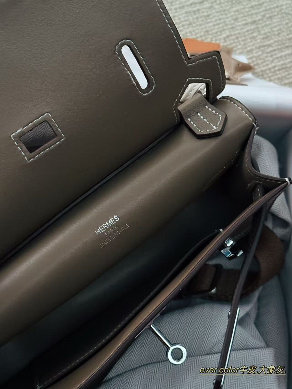 Hermes Jypsiere Bag "Etoupe" - Slika 8