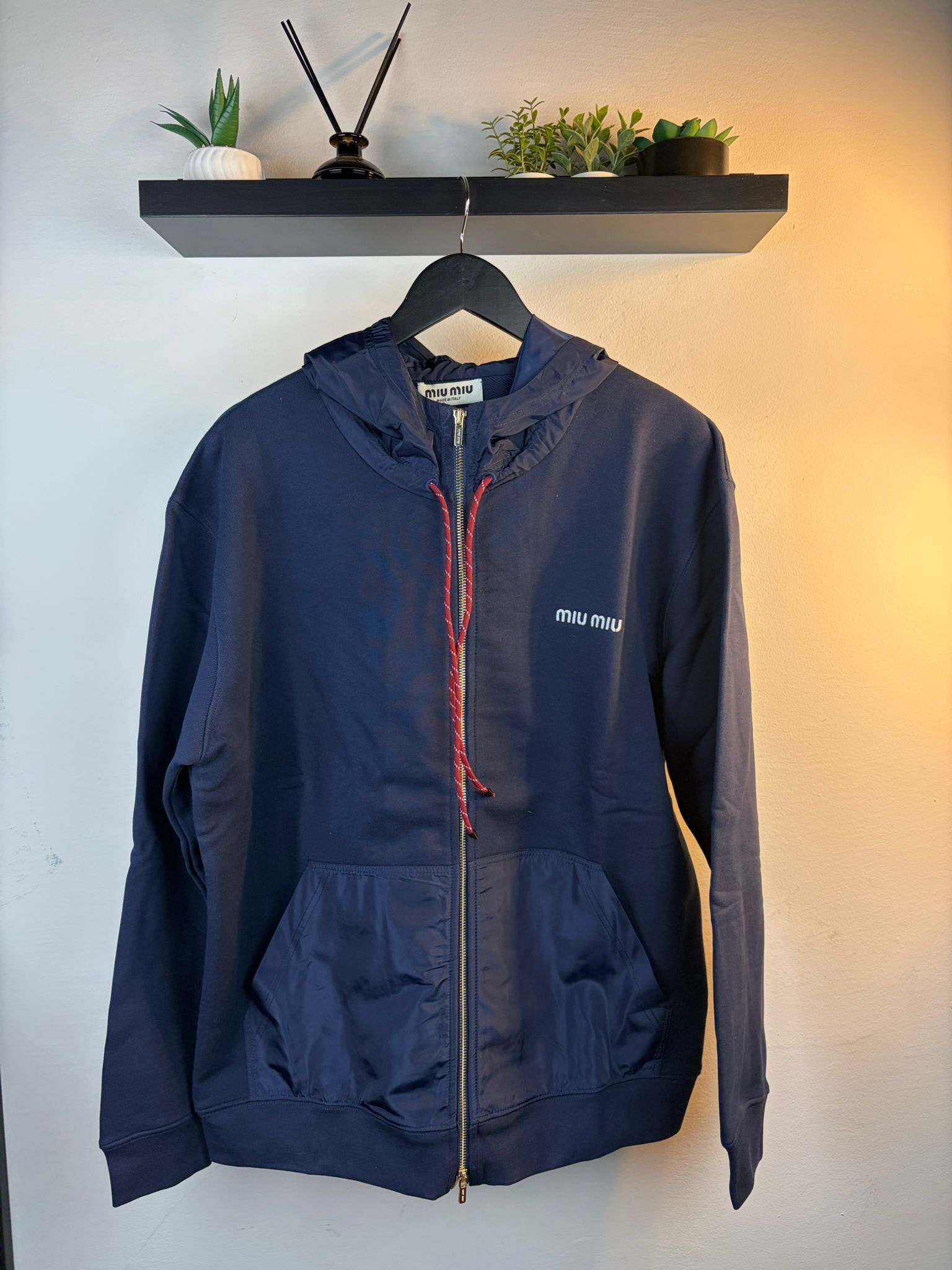 Miu Miu Fleece Duks "Blue"