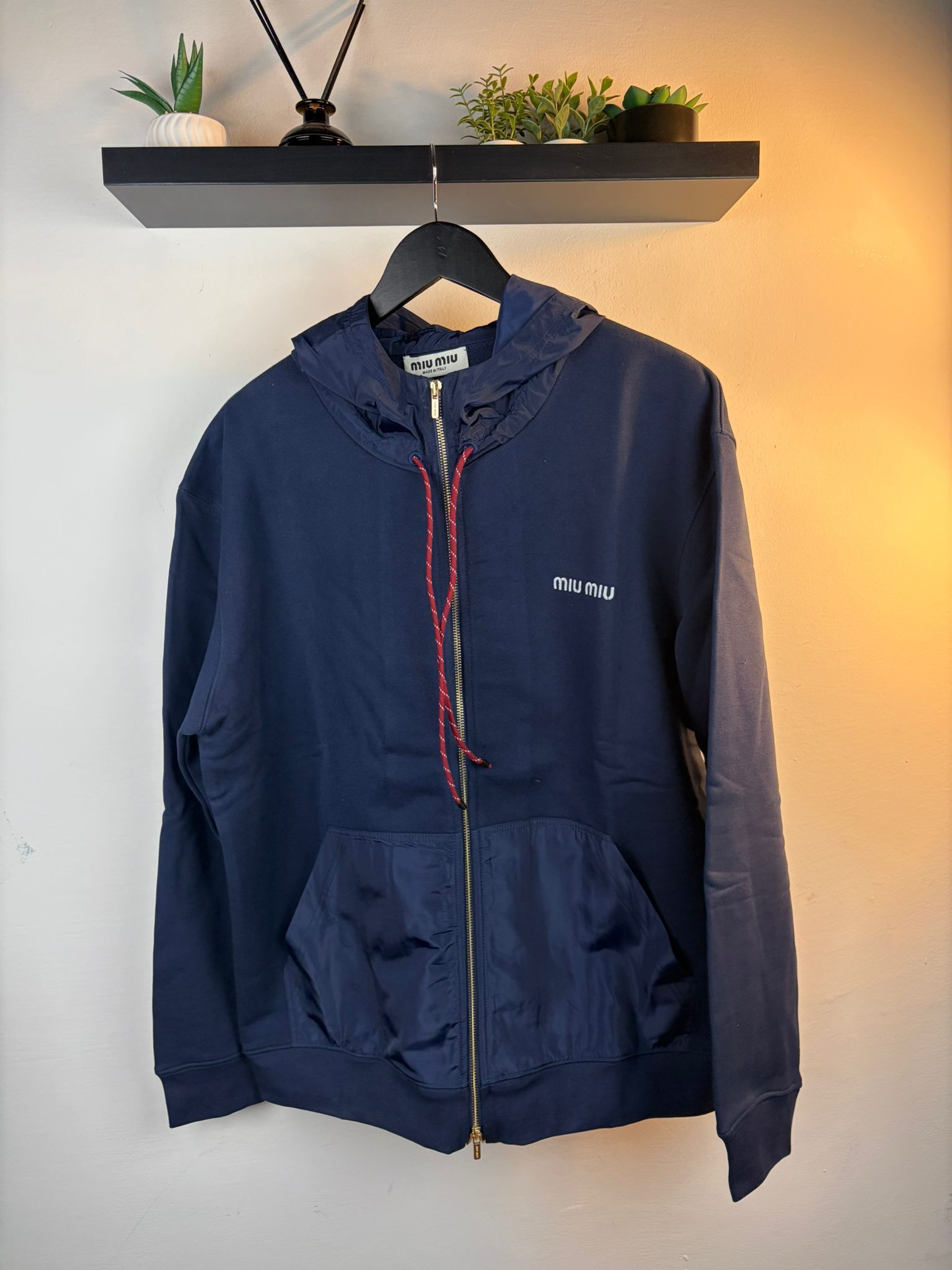 Miu Miu Fleece Duks "Blue" - Slika 2