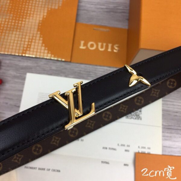 LOUIS VUITTON Pretty Reversible Remen 2cm