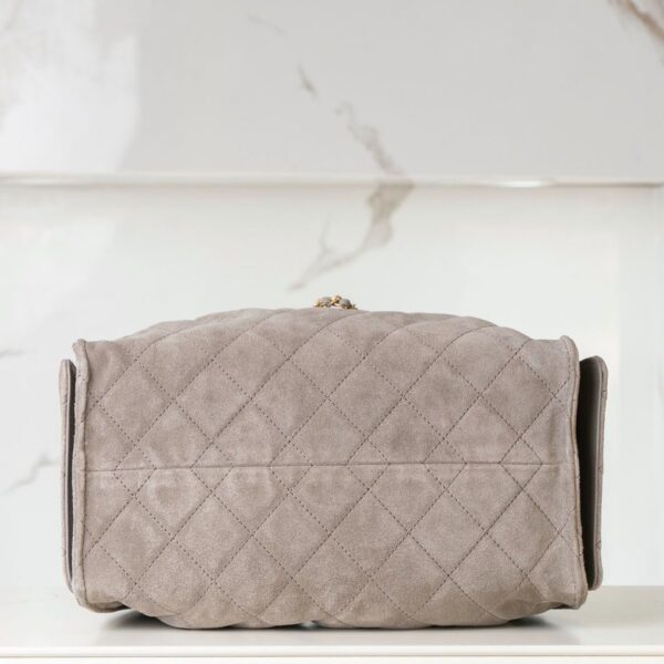 Chanel Mini 25 Hobo Bag Suede Leather