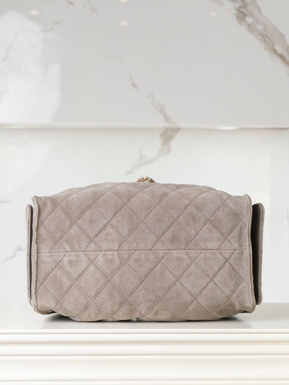 Chanel Mini 25 Hobo Bag Suede Leather - Slika 6