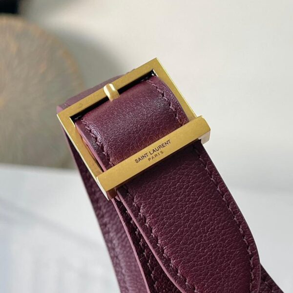 Saint Laurent LE 5 À 7 HOBO "Burgundy"