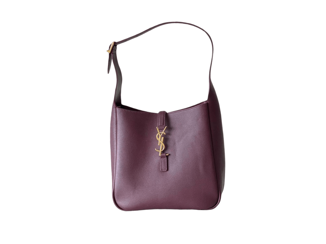 Saint Laurent LE 5 À 7 HOBO "Burgundy"