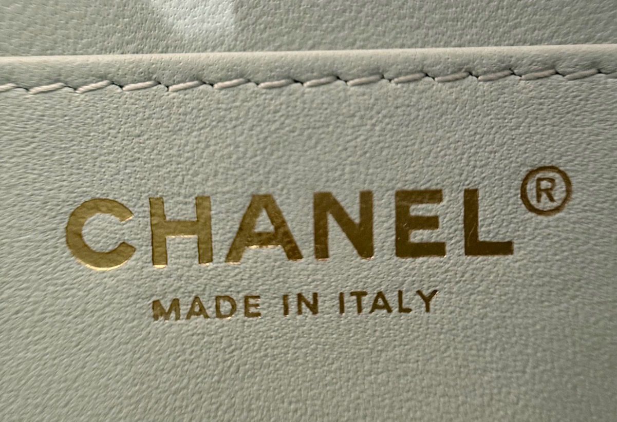 CHANEL Mini Flap Bag Light Blue - Slika 7