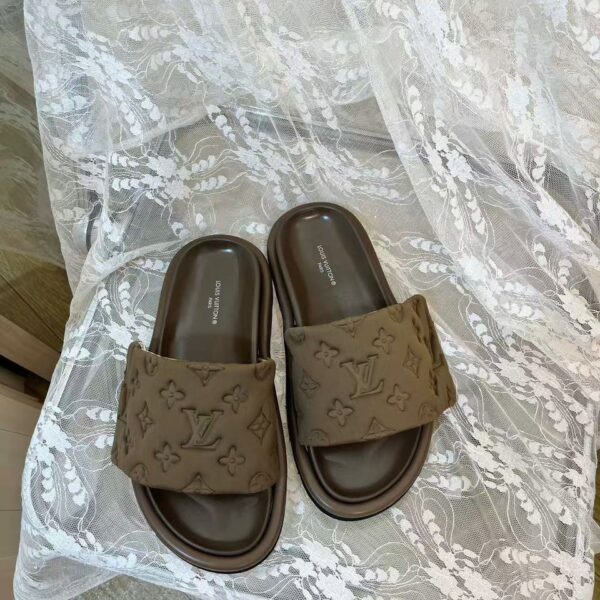 Louis Vuitton Pool Pillow Flat Comfort Mule "Brown"